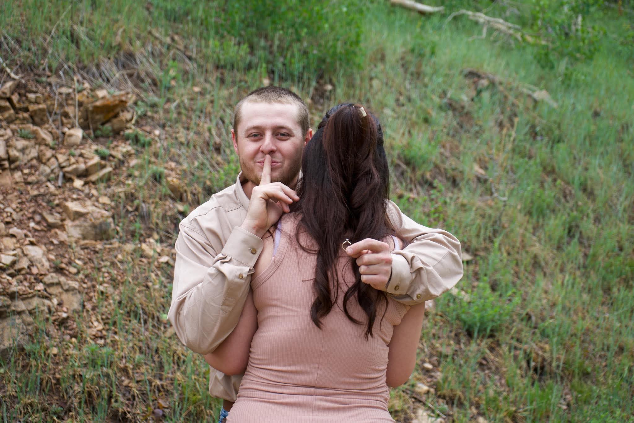 A quiet secret before a proposal